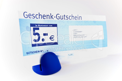 5 Euro Gutschein