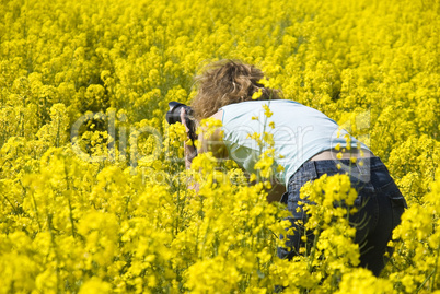 Fotografin im Raps