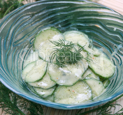 frischer gurkensalat frischer gurkensalat