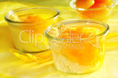 Aprikosen Dessert im Glas