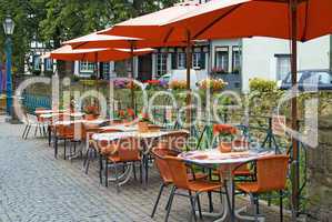 Straßencafe in Bad Münstereifel