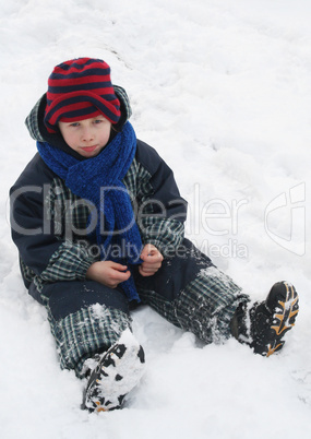 Kind im Schnee