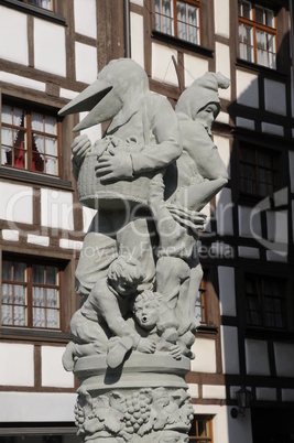 Schnabelgierebrunnen in Meersburg