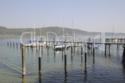 Bootshafen von Bodman am Bodensee