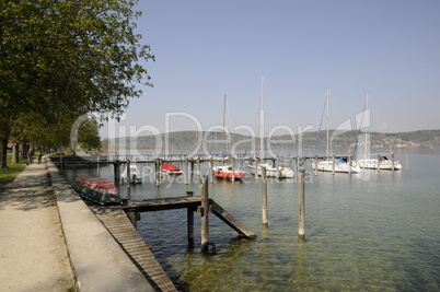 Bootshafen in Bodman am Bodensee