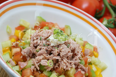 Salat mit Thunfisch