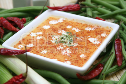 bohnensuppe mit chili