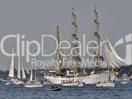 Gorch Fock in Geschwaderfahrt