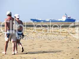 Spaziergang am Strand