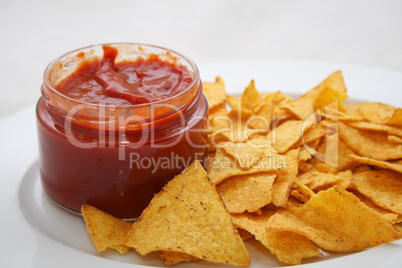 Chips und Dip