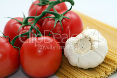 Tomaten und Pasta