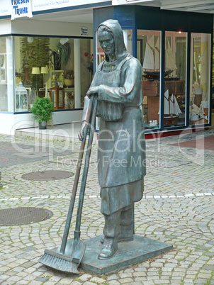 Skulptur in der Fußgängerzone von Emden