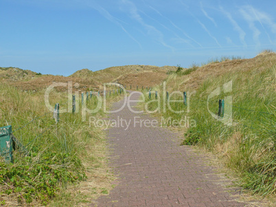 Weg in den Dünen auf Baltrum