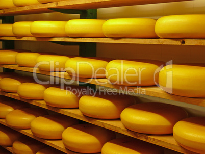 Käse in einer Käserei