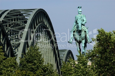 Kaiser Wilhelm und Hohenzollernbrücke
