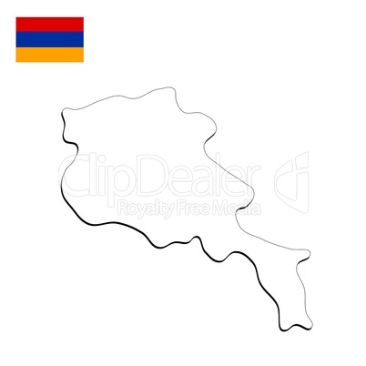 Landkarte Armenien
