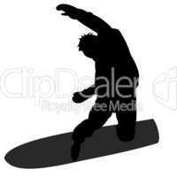 Silhouette Snowboard