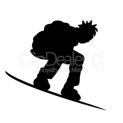 Silhouette Snowboard