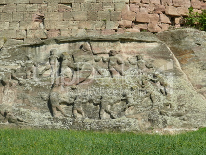 Steinernes Bilderbuch bei Großjena