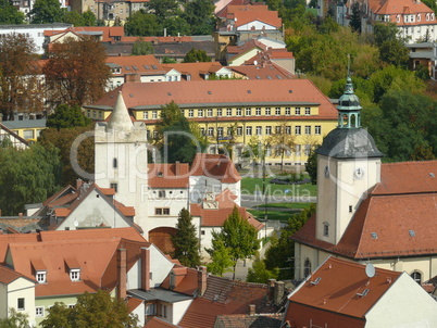 Blick zum Marientor in Naumburg