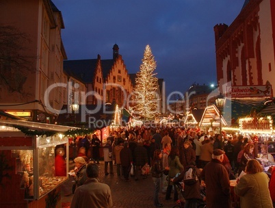 Weihnachtsmarkt auf dem Frankfurter Römer