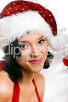 Close-up Weihnachtsfrau 3