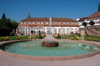 Lustgarten und Orangerie in Erbach