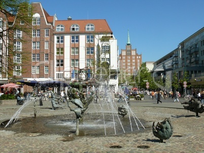 Brunnen der Lebensfreude in Rostock