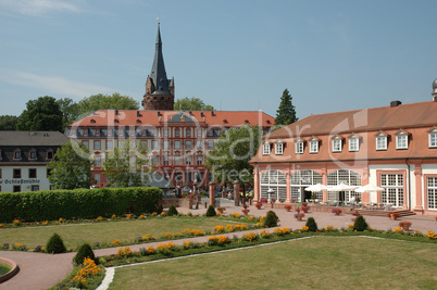 Odenwald, Hessen, D.Lustgarten, Schloss und Orangerie in Erbach.