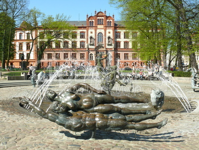 Brunnen der Lebensfreude in Rostock