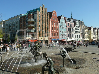 Brunnen der Lebensfreude in Rostock