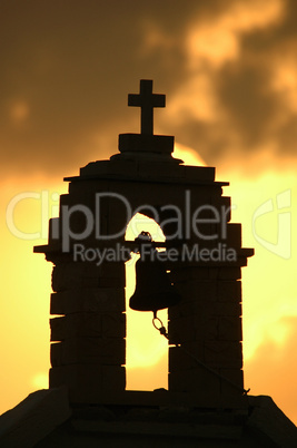 Kapelle vor Abendhimmel