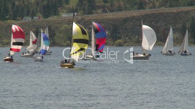 Sail boat racing