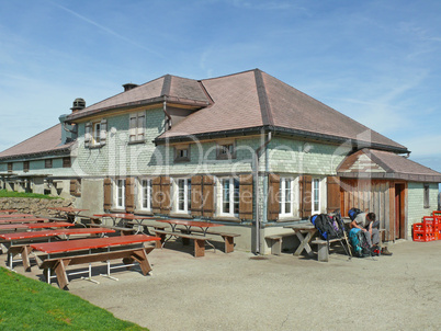 Hütte auf der Hochalp