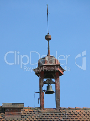 Glockenturm auf dem Rathaus in Weißenburg