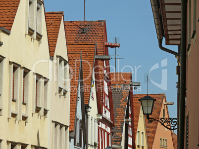 Hausfassaden in Weißenburg