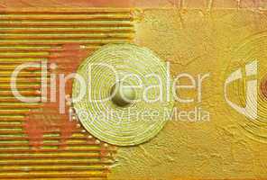 abstract artwork with gold