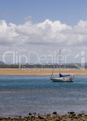 Bay at "Agnes Water/Town of 1770" in Queensland/Australia