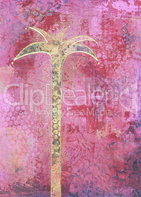 palm tree painting