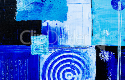 blue art background