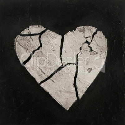 Broken heart artwork