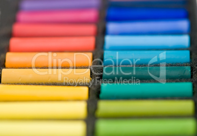 colorful pastel chalk