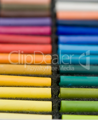 colorful pastel chalk