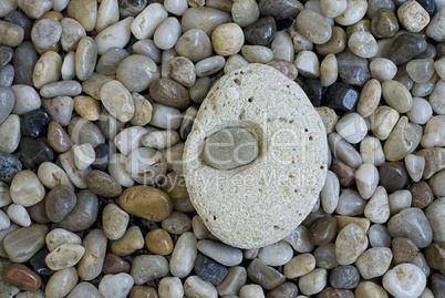 stone on pebble