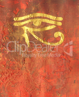 Horus Eye painting