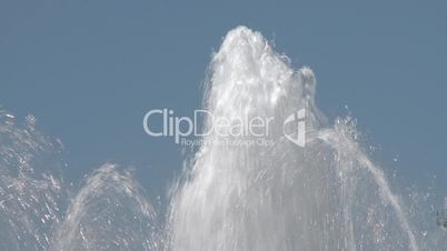 Water fountain splashing