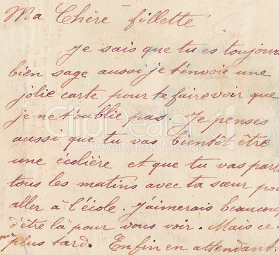 old french handwriting