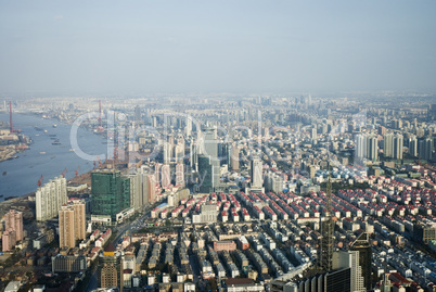 View from Jin Mao Tower in Shanghai