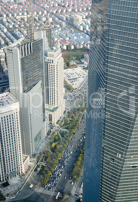 View from Jin Mao Tower in Shanghai