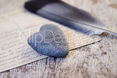 stone heart still life